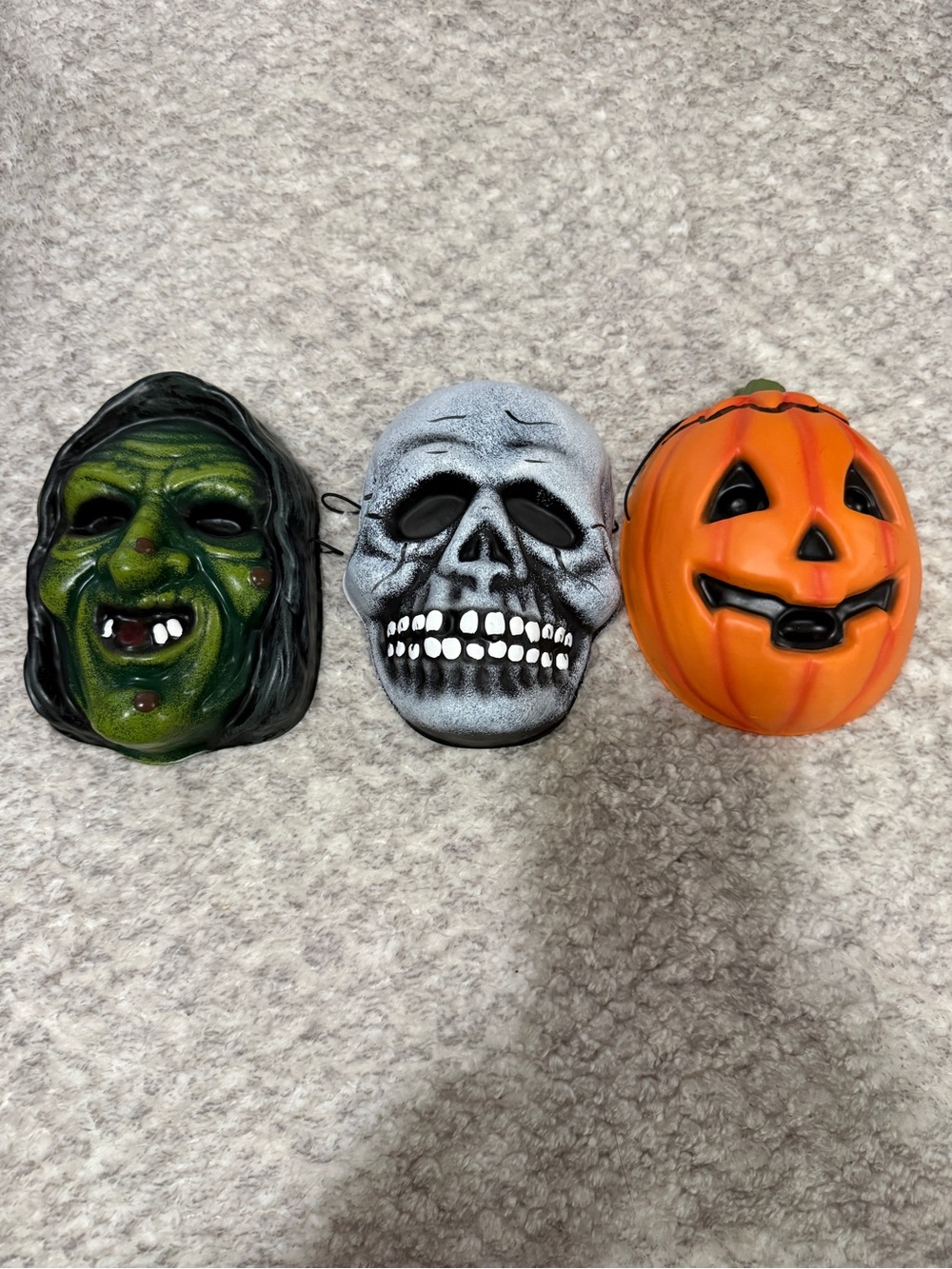 Mini Halloween 3 lll Masks - Witch, Skull, Pumpkin Wall Decor Michael Myers